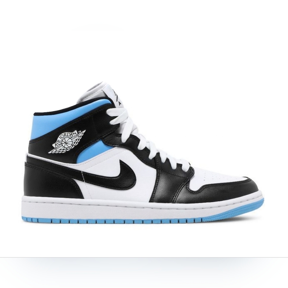 Air Jordan Black and Blue Sneakers